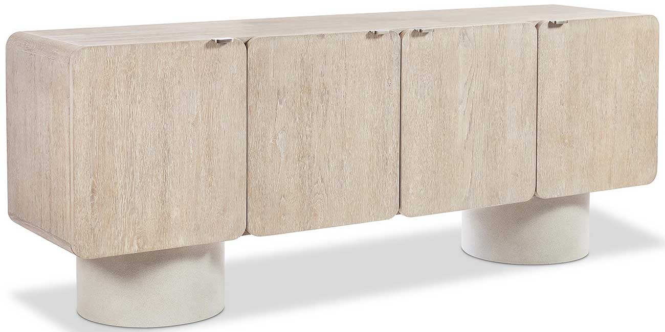 Bernhardt Antibes Entertainment Credenza in Roz | Pumice