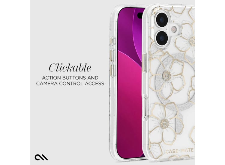 Case-Mate MagSafe Phone Case for iPhone 17 in Floral Gems - CM057382 Case-Mate MagSafe Phone Case for iPhone 17 in Floral Gems - CM057382