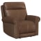 Flexsteel Alexander Power Recliner with Power Headrest and Lumbar in Tawny Leather