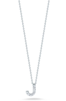 Roberto Coin 18K White Gold Puffed Heart Pendant With Diamonds - 001549AWCHX0