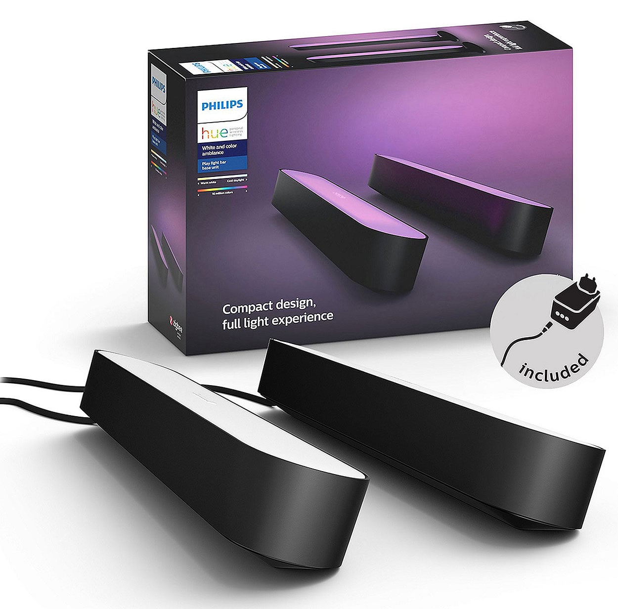 Philips Hue LED White And Color Ambiance Play Light Bar (Pair)