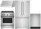 Thumbnail Image: BlueStar Stainless French Door Refrigerator & 30-Inch Gas Range Package