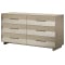 BDI Kava Bedroom Dresser with 6-Drawers in Washed Oak