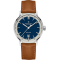 Hamilton American Classic Intra-Matic Auto Blue Two-Tone Dial Brown Leather Watch, 40mm