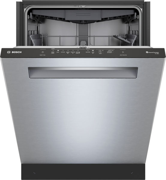 Slightly Open view of Bosch Dishwasher