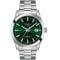 Tissot Gentlemen Powermatic 80 Silicium Green Dial Grey Stainless Steel Bracelet Watch, 40mm