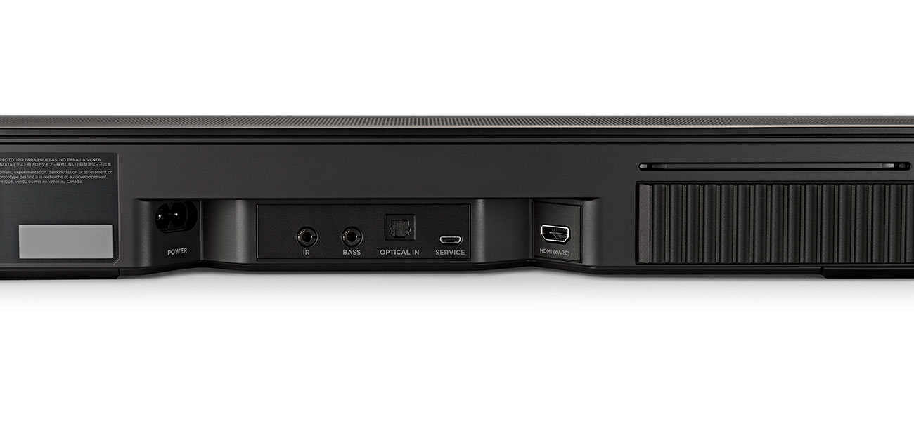 Back View Of The Soundbar