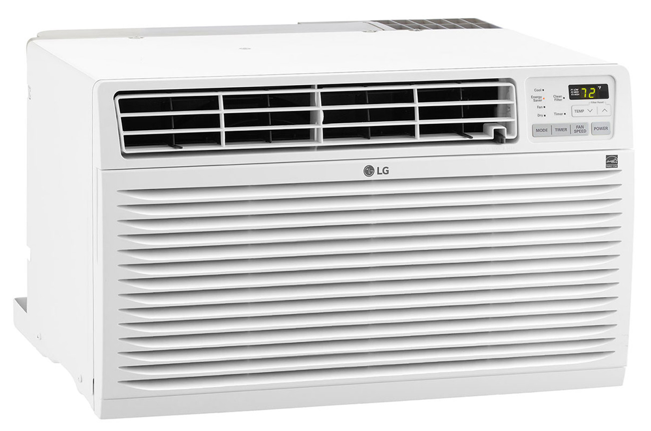 Top of the Vents and Side of a LG Air Conditioner