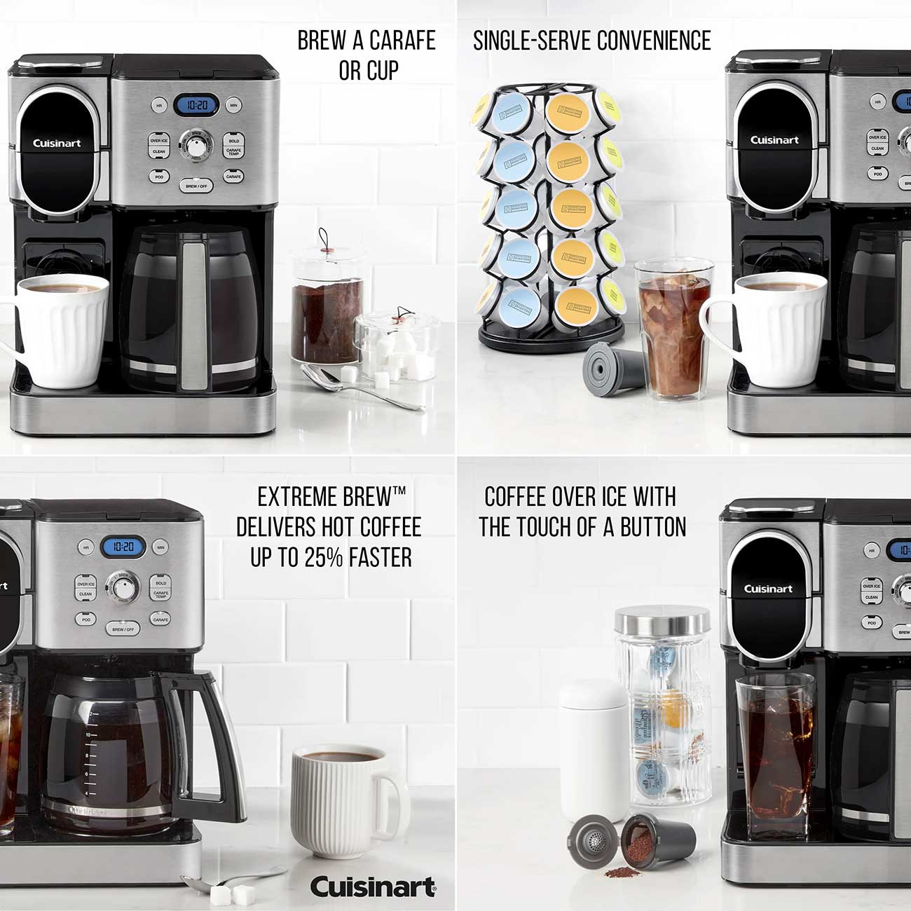 2-in-1 Coffee Maker Specs Detail