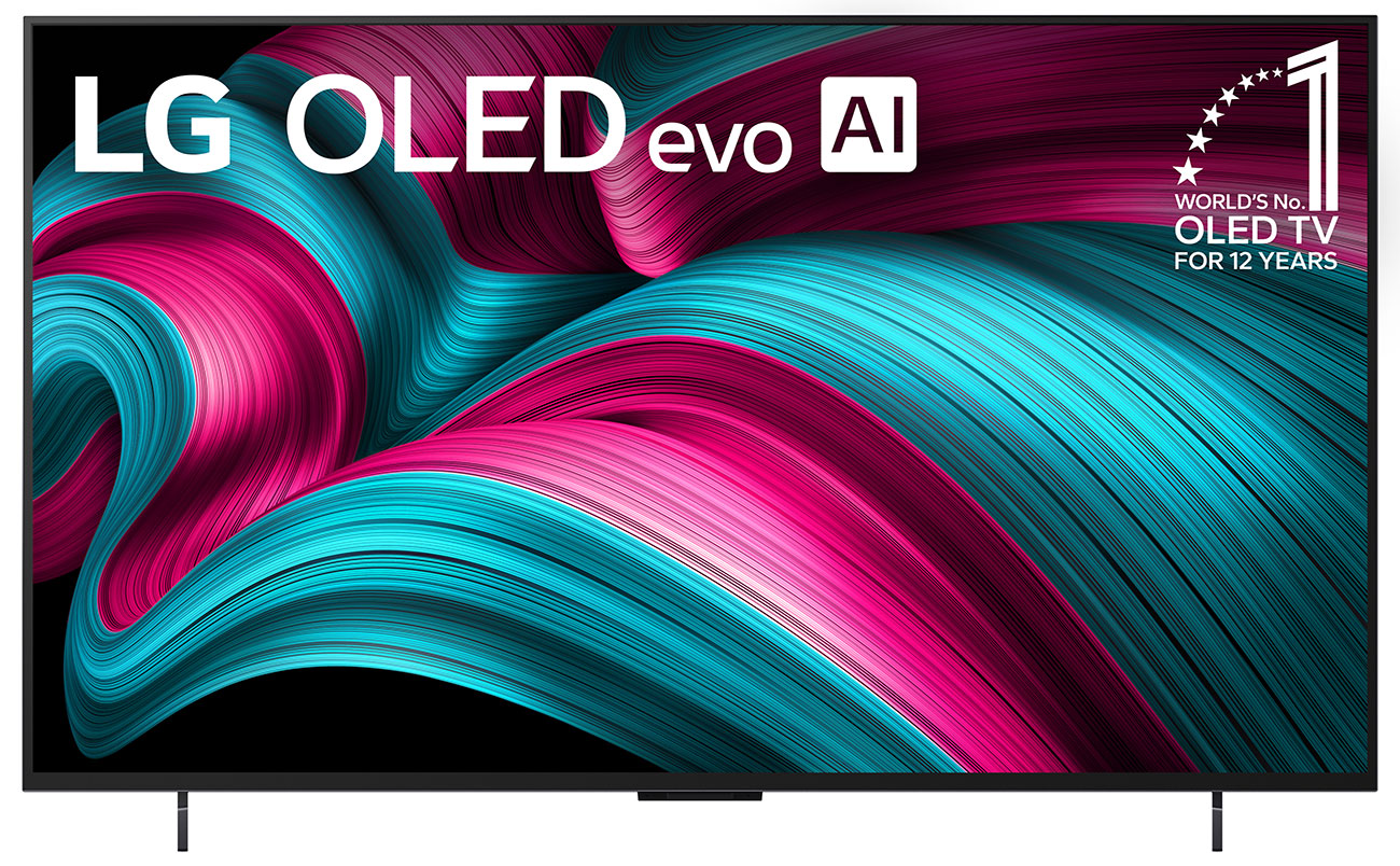 Front View of LG OLED 4K Smart TV 