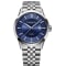 Raymond Weil Freelancer Automatic Blue Dial Stainless Steel Bracelet Watch, 42mm