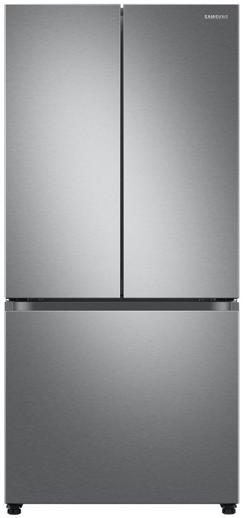 Large image of Samsung 25 Cu. Ft. 3-Door French Door Refrigerator 33-Inch Wide ADA in Stainless Steel