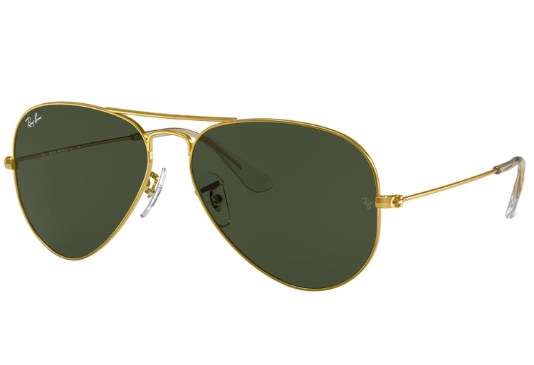 Ray-Ban Icons Aviator Gold Unisex Sunglasses-RB3025 W3234 display picture 2