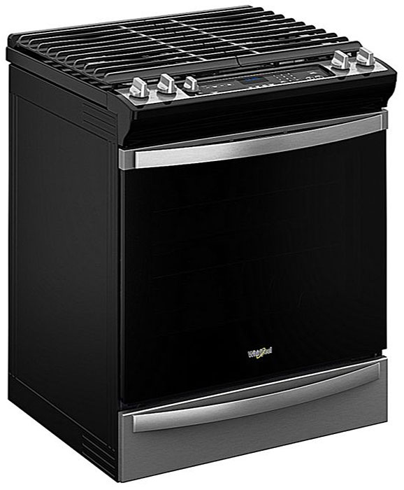 Whirlpool WEG745H0LZ SlideIn Gas Range Airfry & Frozen Bake Abt