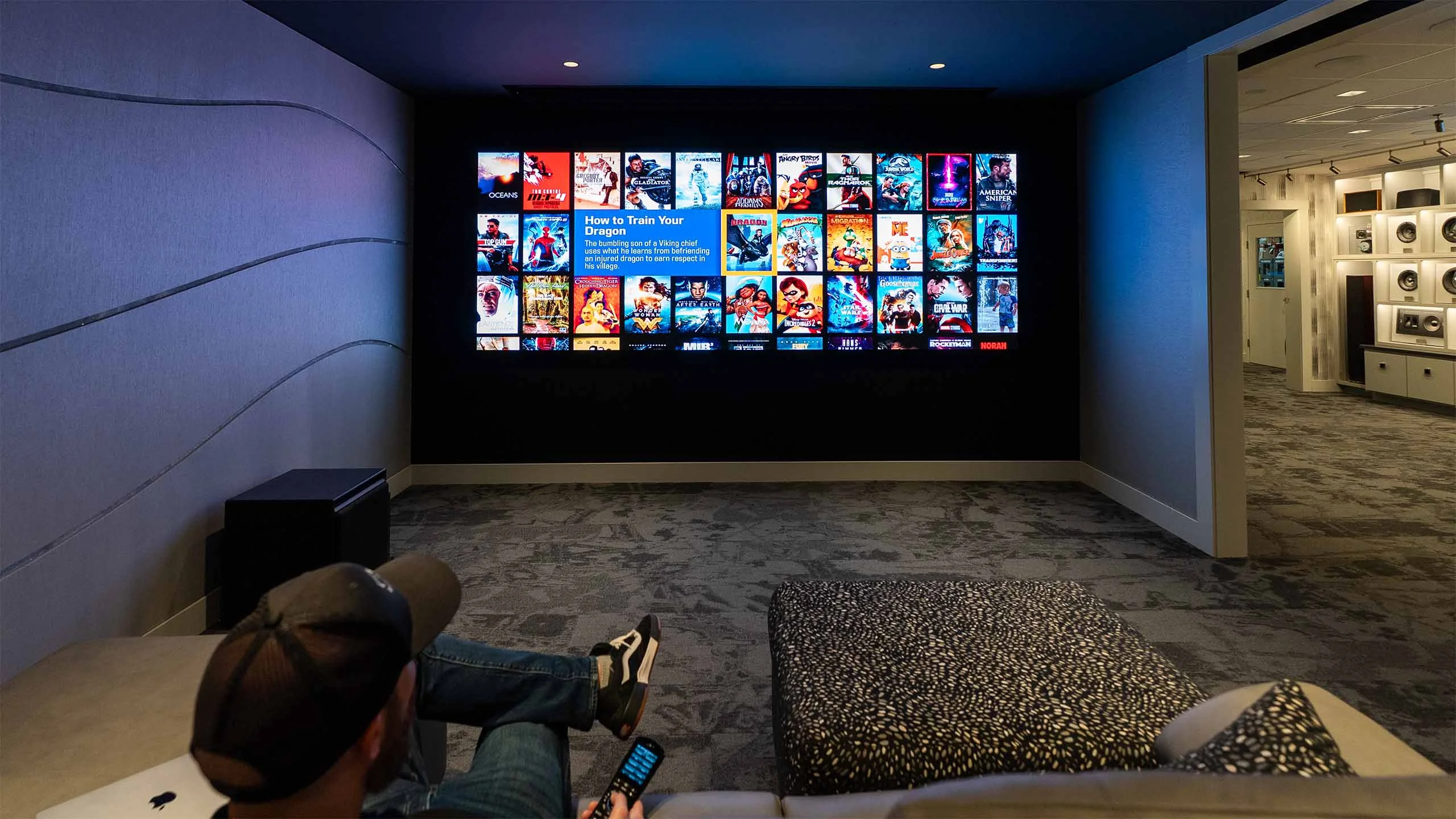 Movies displayed on a Just Video Walls MicroLED system