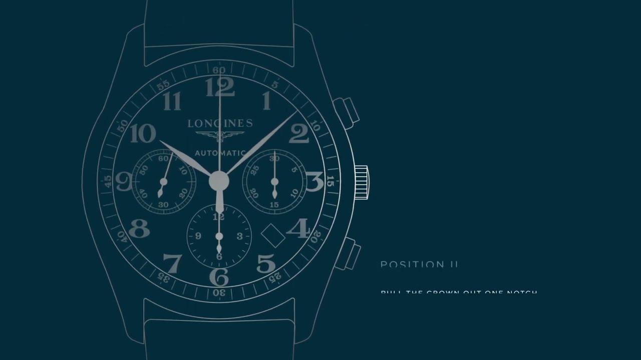 Watch Longines User Guide - Instruction manual: Chronograph