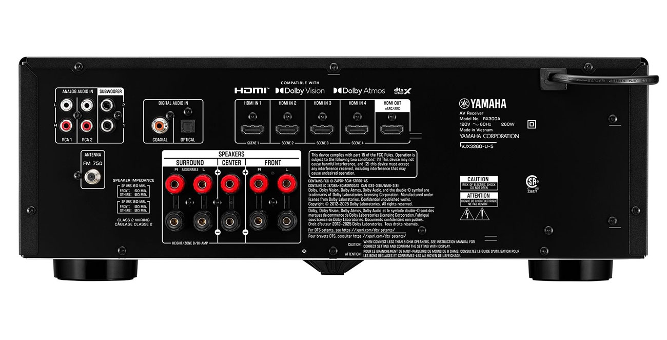 Yamaha - RX300ABL - Audio Receivers
