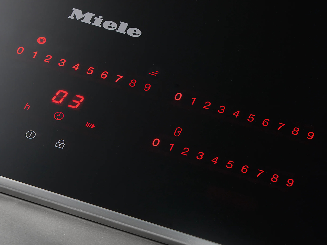 Miele KM 6370 36inch Black Induction Cooktop Abt