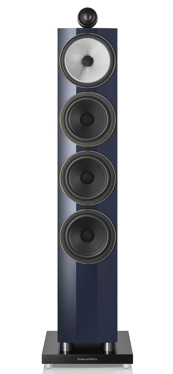 Bowers & Wilkins 3-Way Floorstanding Speaker 702 Series S3 Signature in Midnight Blue Metallic...