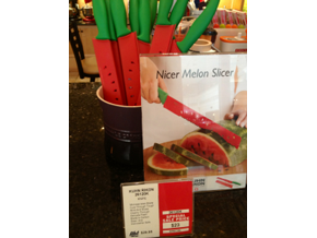Watermelon knives display at Abt