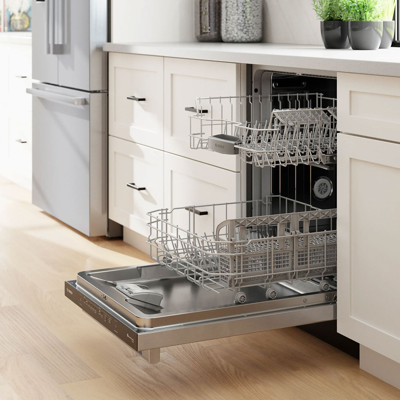 Lifestyle Open view of Bosch Dishwasher