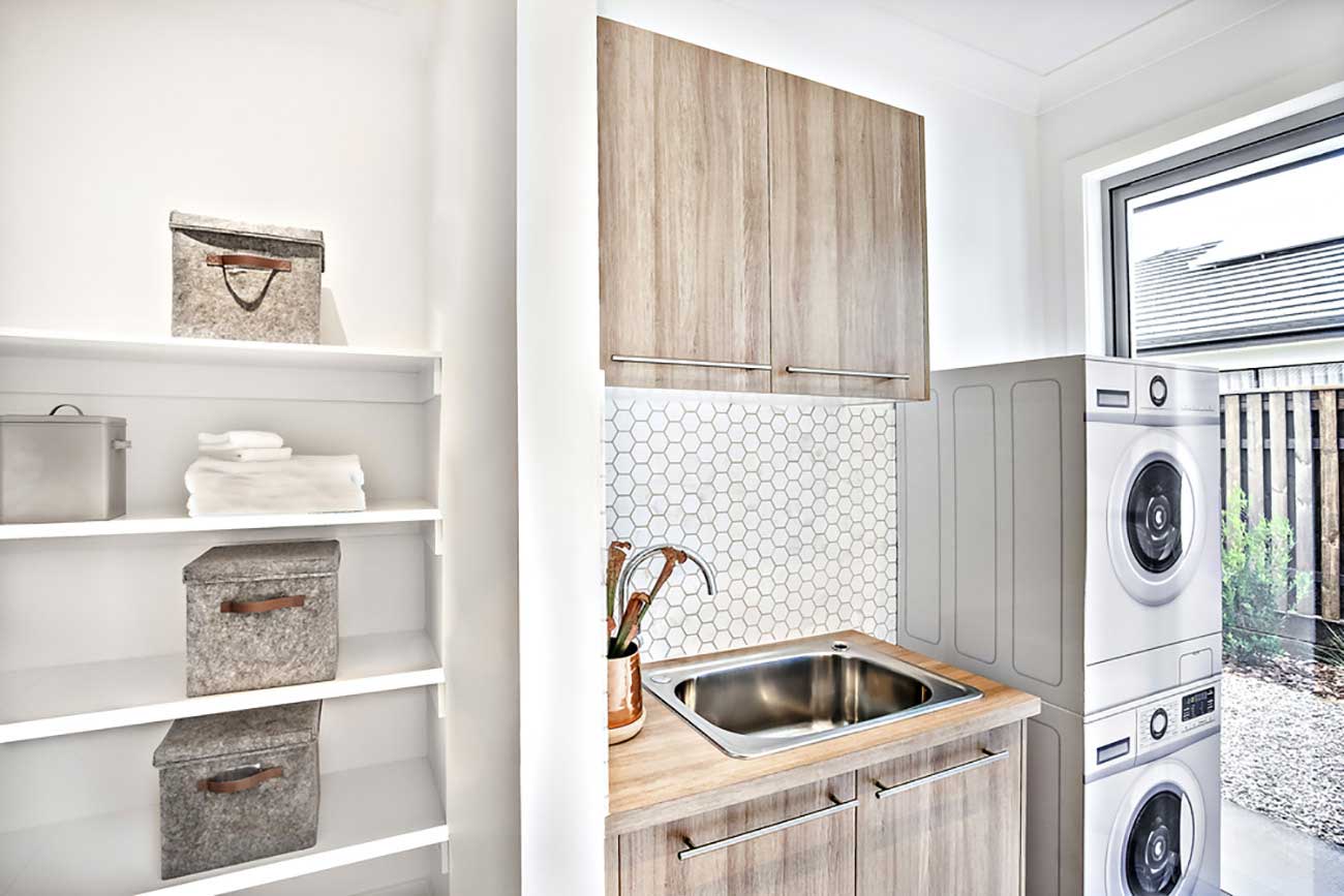 Organized Laundry Room
