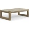 Sunset West Sedona Coffee Table in Weathered Teak | Resin Wicker