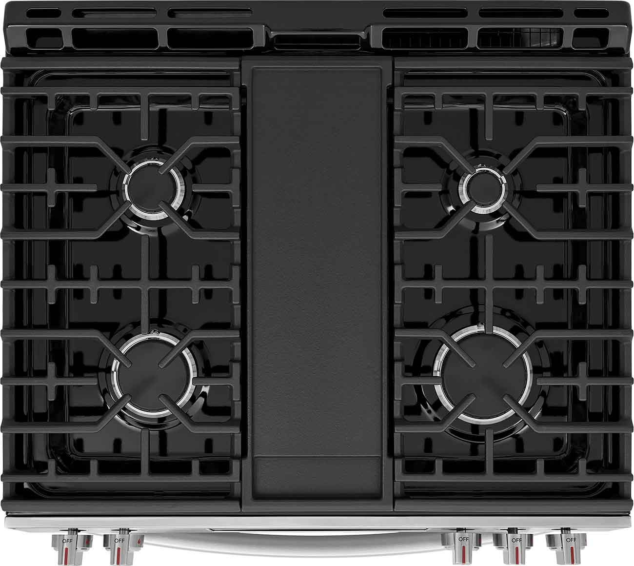 Griddle View of Frigidaire Range