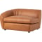 Four Hands Saldana Left Arm Facing Sectional Piece in Lorento Cognac Leather