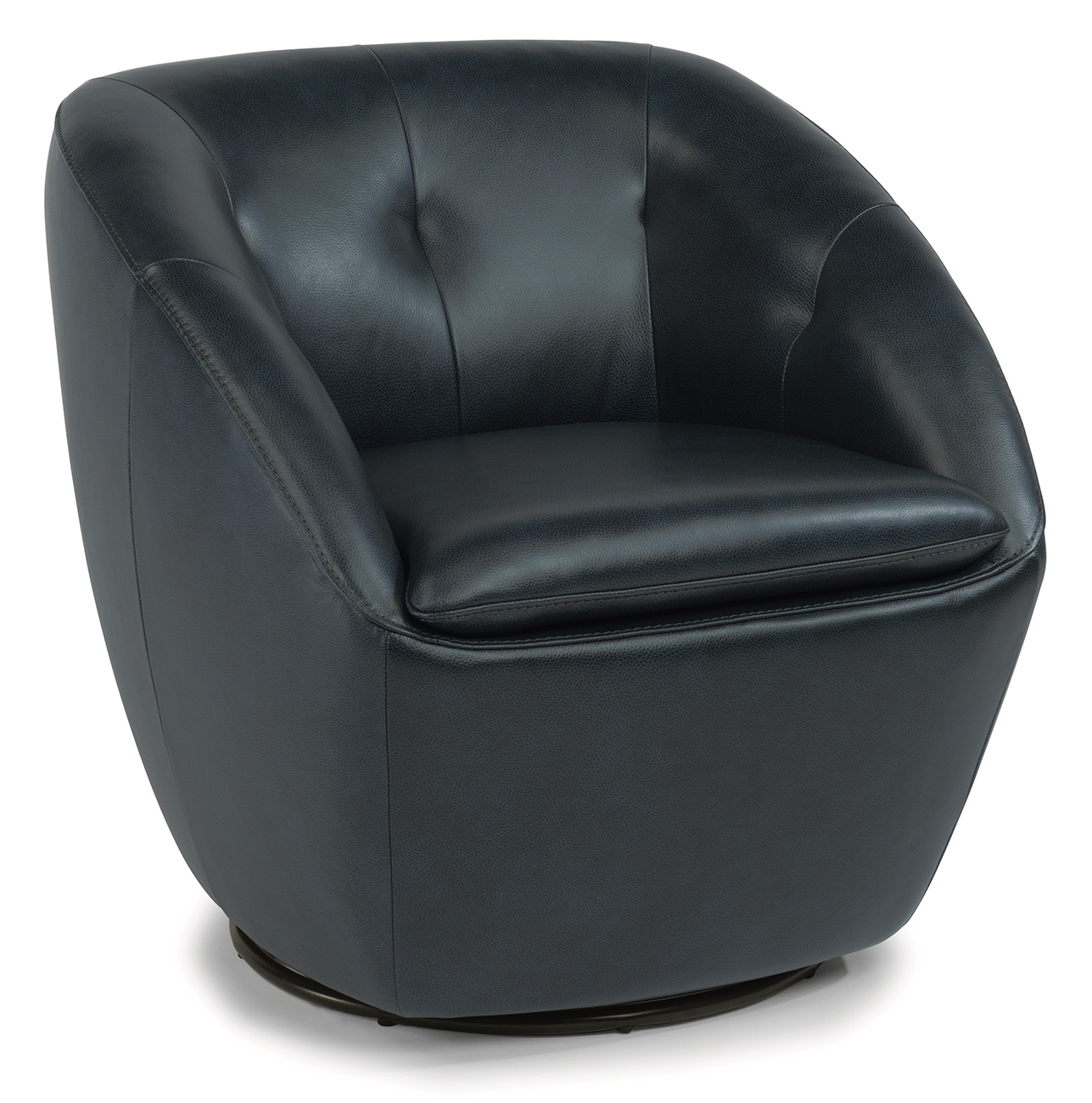 Flexsteel Wade Leather Swivel Chair