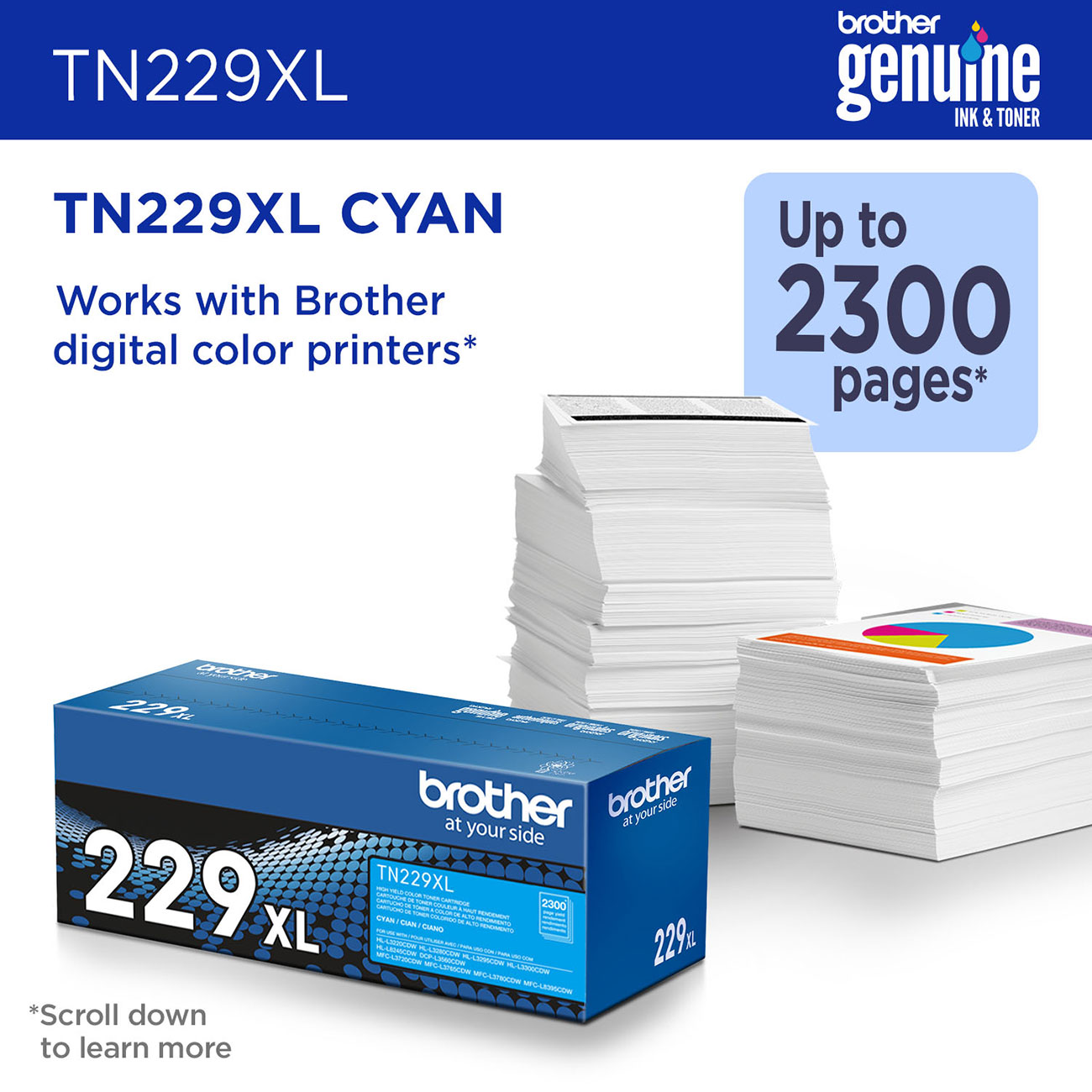 Brother - TN229XLC - Printer Ink & Toner