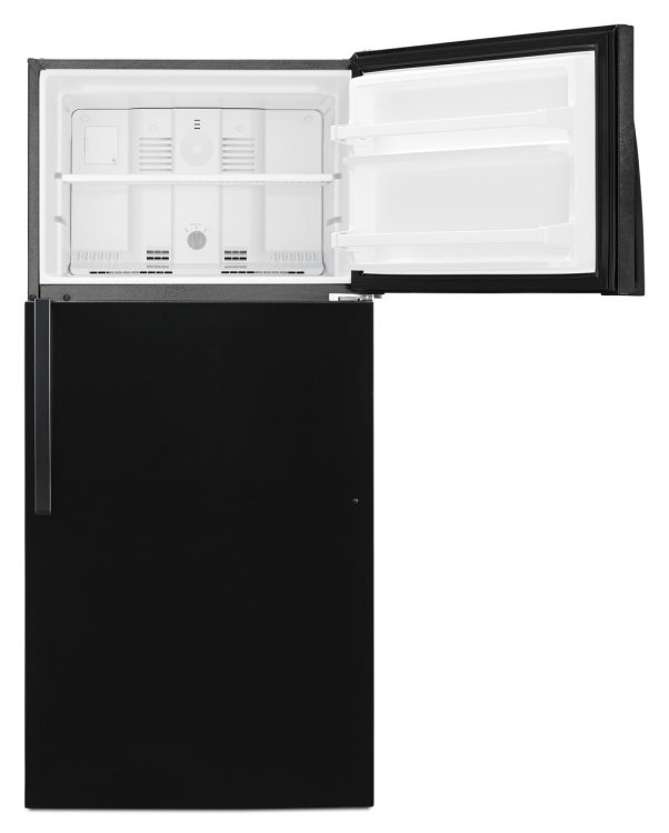 Large image of Whirlpool ADA 14.33 Cu. Ft. Top-Freezer Refrigerator 28-Inch Wide in Black