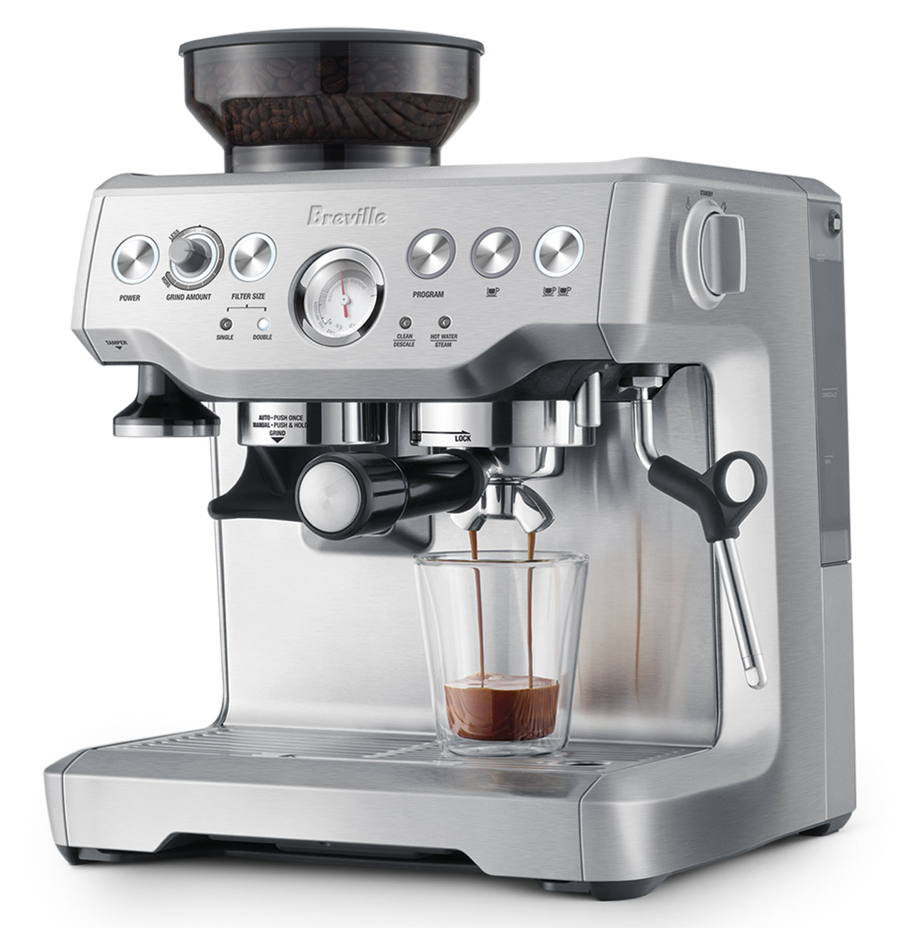 Front Left view of Espresso Machine