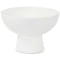 Howard Elliott Ryman Ceramic Small Bowl in Ultra White Finish