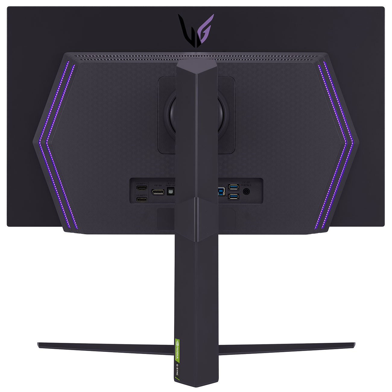 Back View of LG Monitor