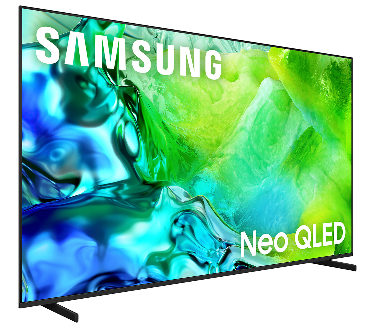 Front Angled View of Samsung TV
