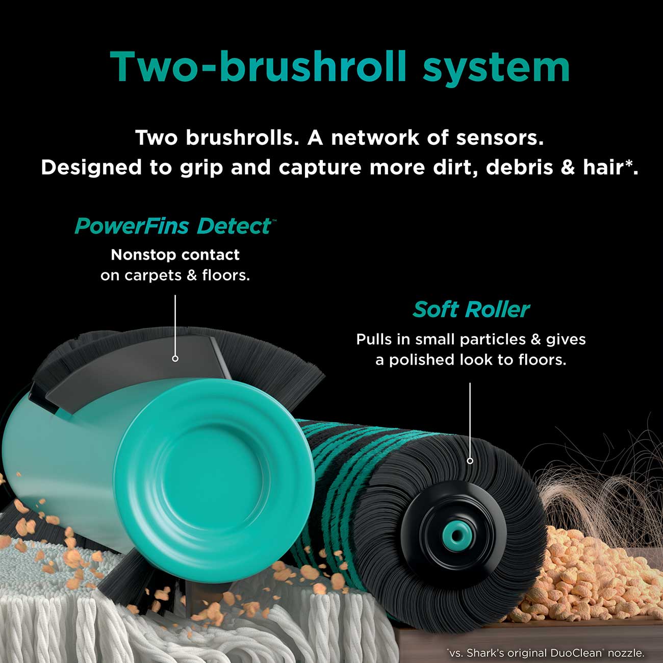 Shark PowerDetect Ultra-Light Corded Stick Vacuum Brushroll Detail