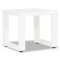 Sunset West Newport End Table in Satin White