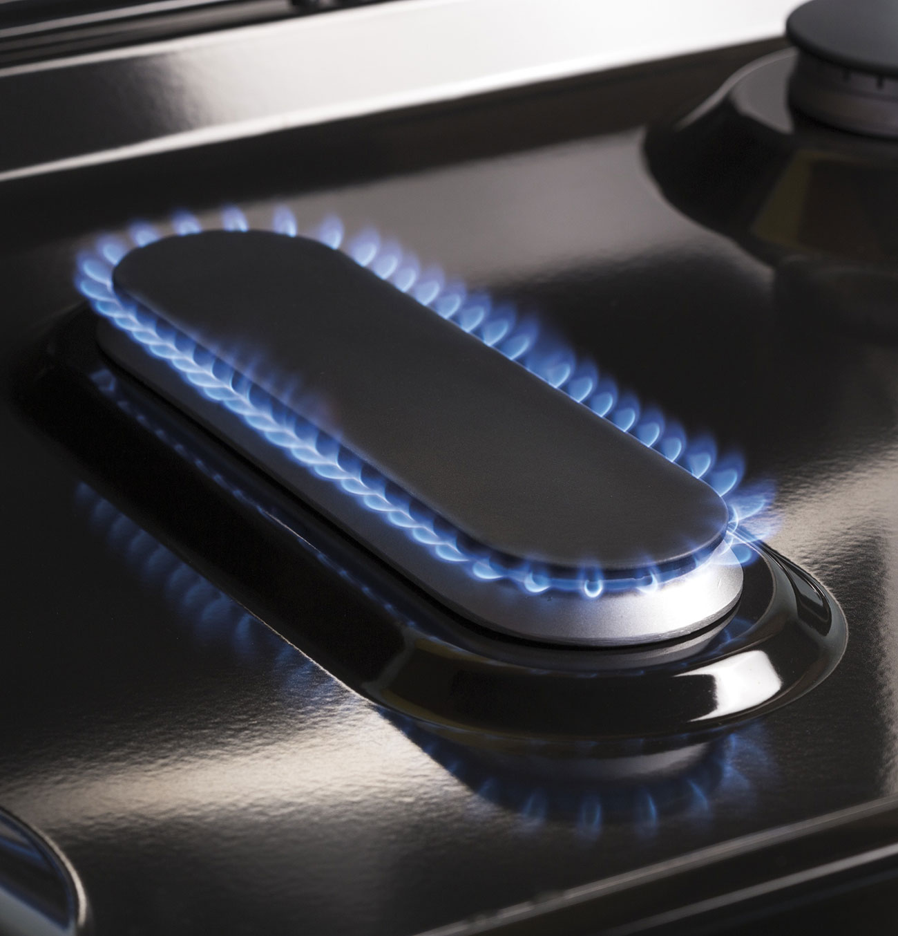 Griddle Burner View Of Ge Gas Range