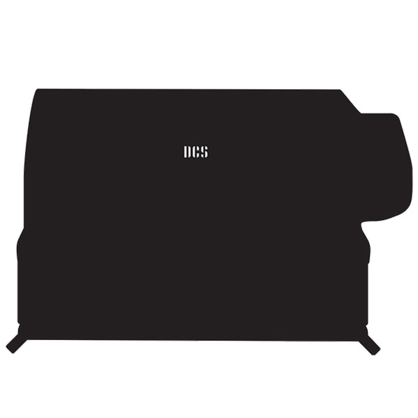 Front view of grill cover in Black.