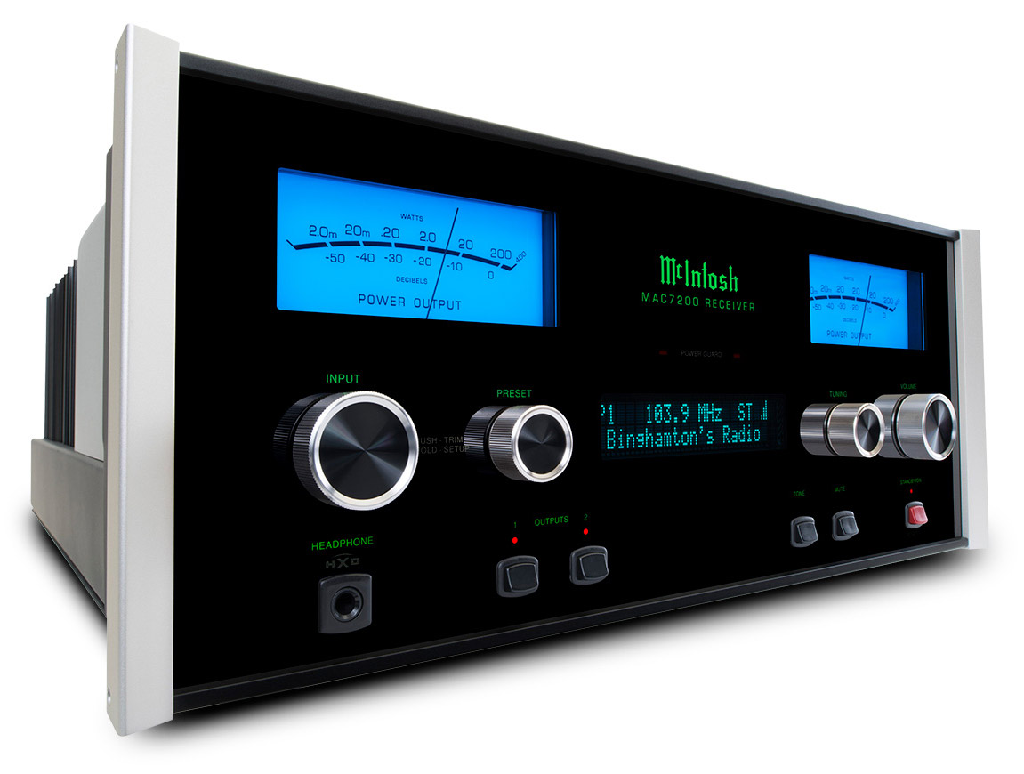 McIntosh Black MAC7200 2Channel Receiver MAC7200