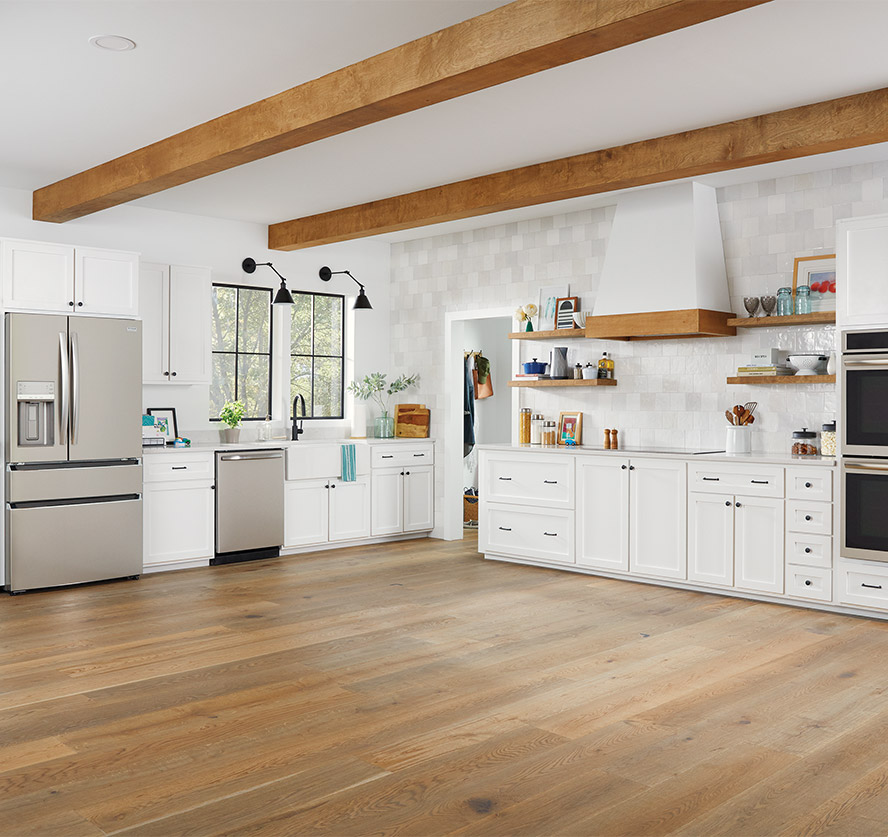 Frigidaire Gallery Kitchen Suite with a Refrigerator Dishwasher and double wall oven