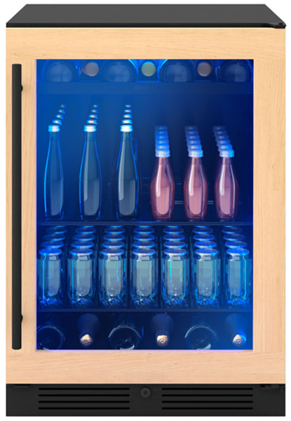 Zephyr Presrv 5.6 Cu. Ft. Single Zone Beverage Cooler 24-Inch Wide in Panel Ready Frame - PRB24C01CPG