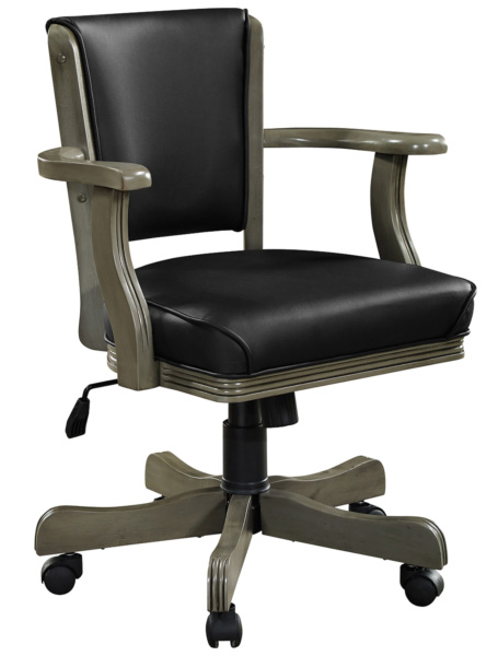 RAM Game Room Swivel Game Chair in Slate - Thumbnail 2