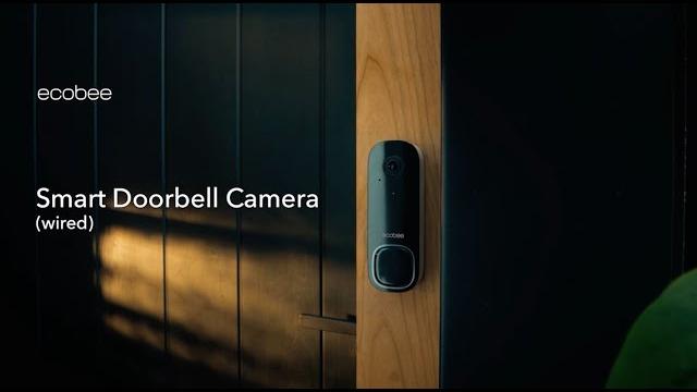 Watch Introducing the all new ecobee Smart Doorbell Camera (wired).