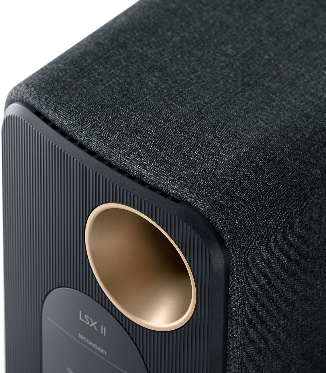 Top View of KEF LSX II Black Wireless Speakers LSXIIBL