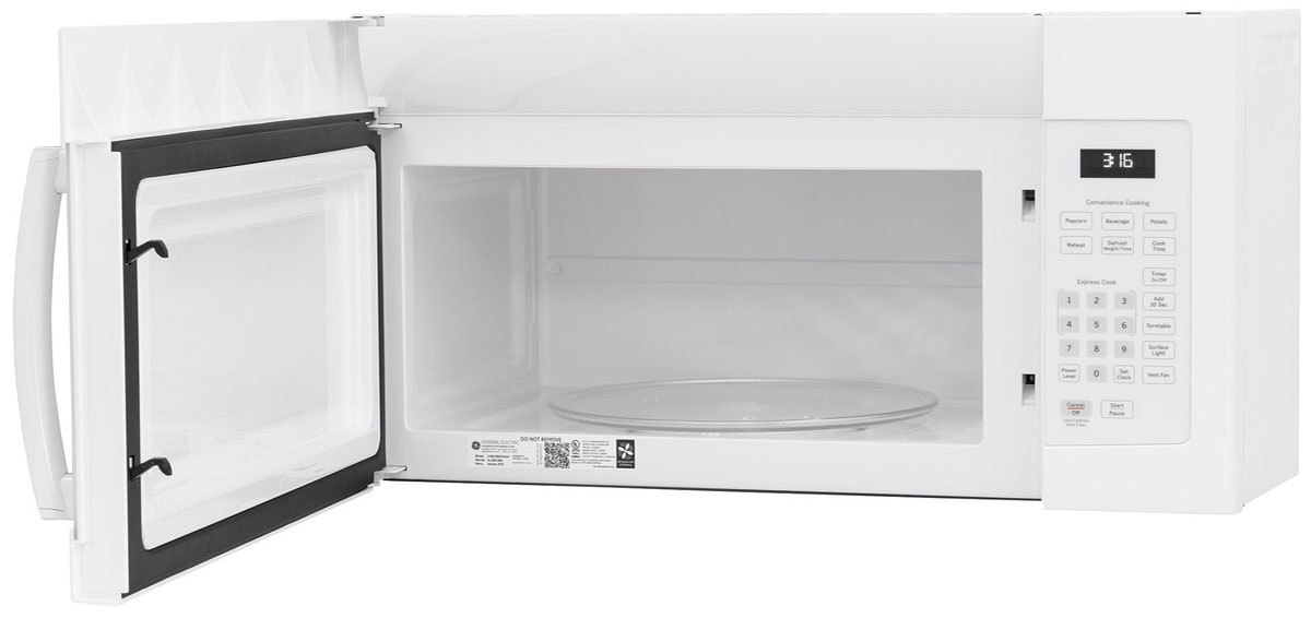 GE JVM3160DFWW White OverTheRange Microwave Oven Abt
