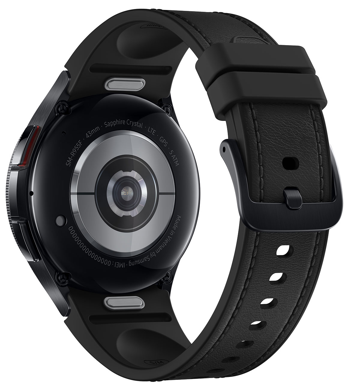 Rear Angled View of Samsung Galaxy Watch6 Classic