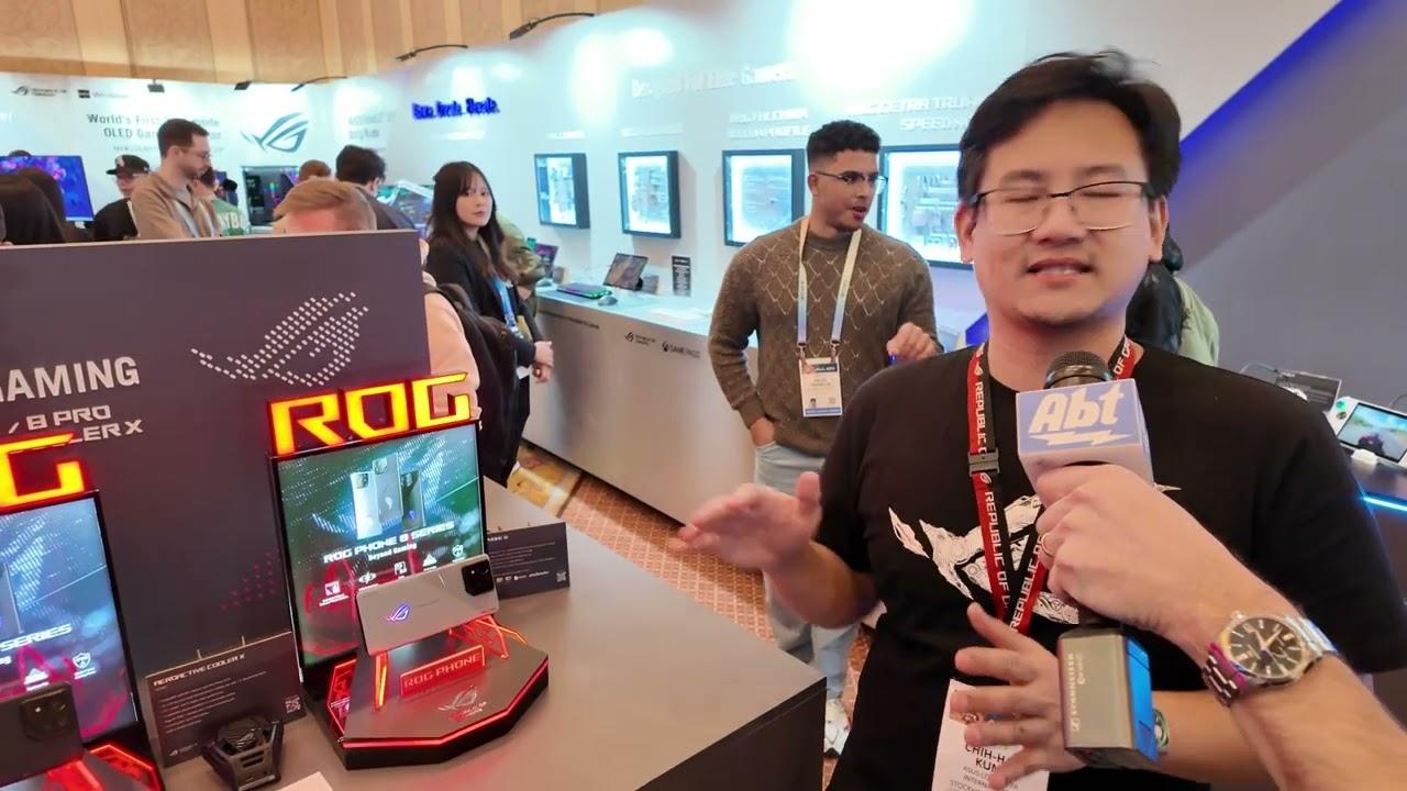 CES 2024 Asus ROG Phone 8 Series Video