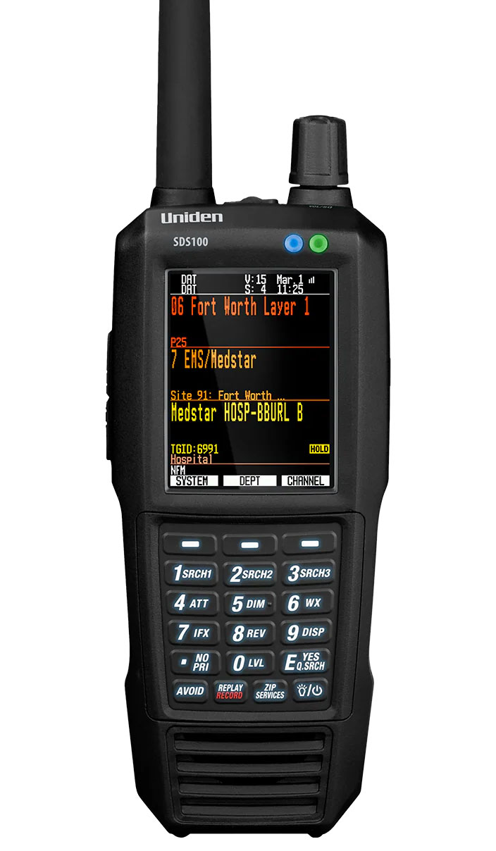 Uniden Professional Handheld Digital Radio Scanner - SDS100